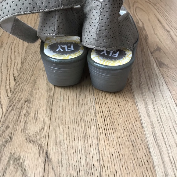 New Fly London wedge sandals size 37 NWOT - Picture 5 of 10